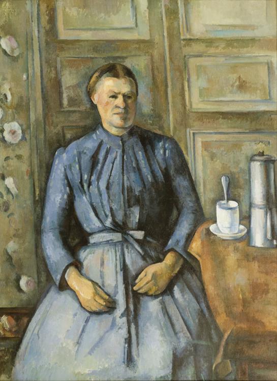 Paul Cezanne Woman with Coffee Pot (mk09) oil painting image